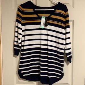 Lety & Me Dallin Striped Top